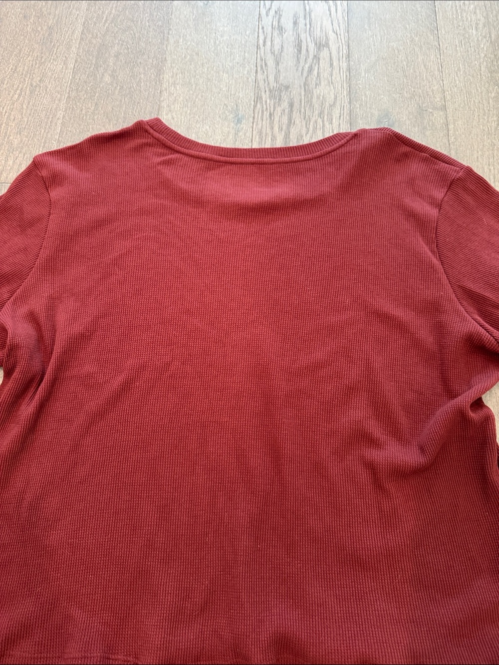 NWT Butterfly Dream Festival Crop Short Sleeve Burgundy Women’s 3X Summer Top - Picture 7 of 11